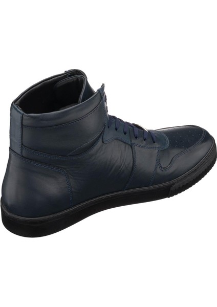 Nk-B Lacivert - Siyah Deri Büyük Umnara Spor Bot Rahat Geniş Kalıp Özel Seri fırsatları