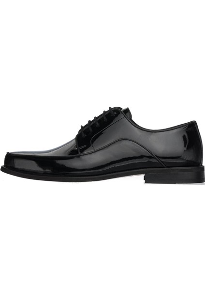 NV2126 Siyah Rugan Dana Derisi Rahat Geniş Kalıp Klasık Ayakkabı modelleri