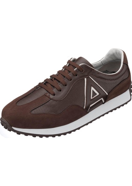 GG18 Kahve Nubuk Deri Erkek Deri Spor Ayakkabı Özel Seri.. Termo Taban ve Rahat Geniş Kalıp