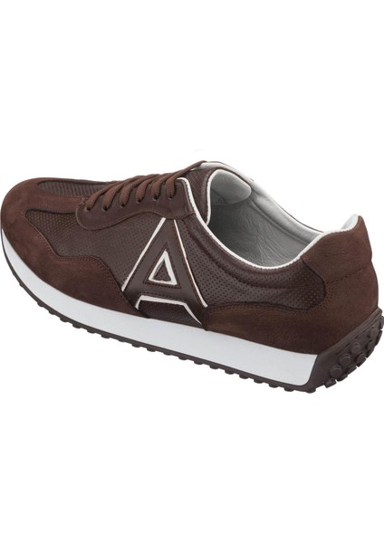 GG18 Kahve Nubuk Deri Erkek Deri Spor Ayakkabı Özel Seri.. Termo Taban ve Rahat Geniş Kalıp modelleri