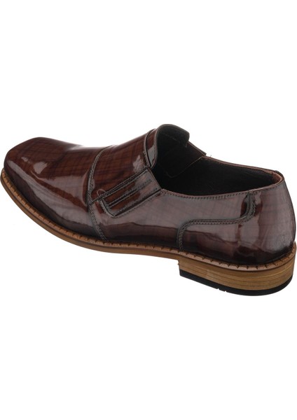 K01 Kahve Açma Baskılı Deri Extra Rahat Extra Geniş Kalıp Özel Seri El Işçiliği fırsatları