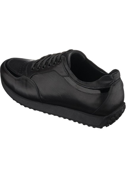 YC2023 Siyah Deri Erkek Spor Ayakkabı Rahat Hafif Taban Geniş Kalıp modelleri