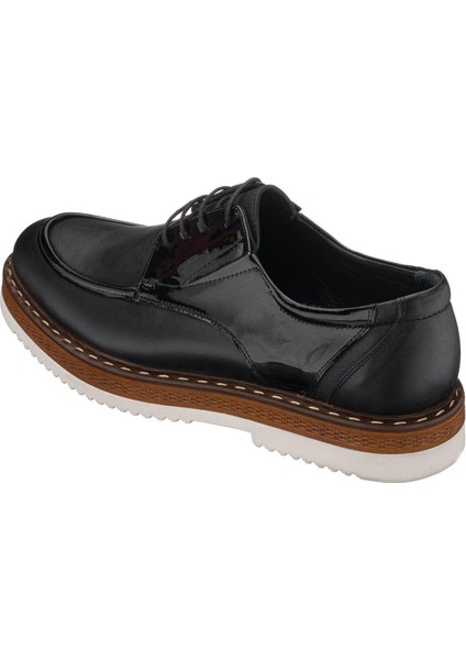 VLV219 Siyah Deri Rahat Hafif Eva Taban Premium Serisi modelleri