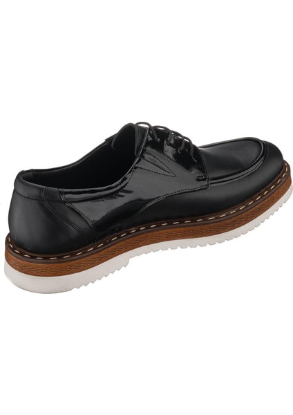 VLV219 Siyah Deri Rahat Hafif Eva Taban Premium Serisi fırsatları