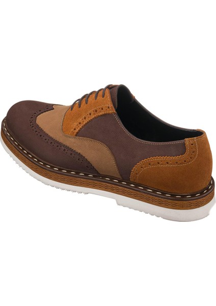 ALP23 Kahve Nubuk & Kum Nubuk Deri Hafif Rahat Eva Taban Rahat Geniş Kalıp Premium Serisi modelleri