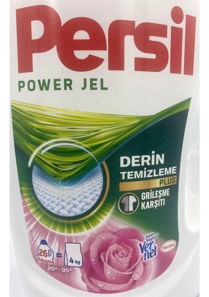 Power Jel Çamaşır Deterjanı Gülün Büyüsü 6X1690 ml (156 Yıkama)