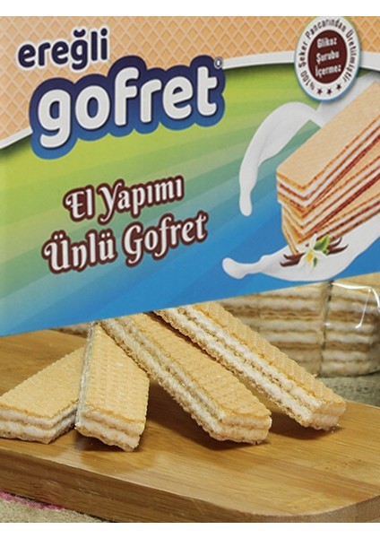 El Yapımı Gofret Ereğli Gofret 800 gr Sade fırsatları