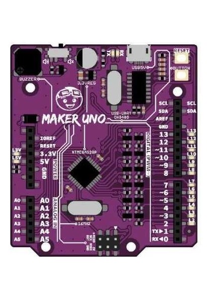 Maker Uno - Arduino Uno Uyumlu