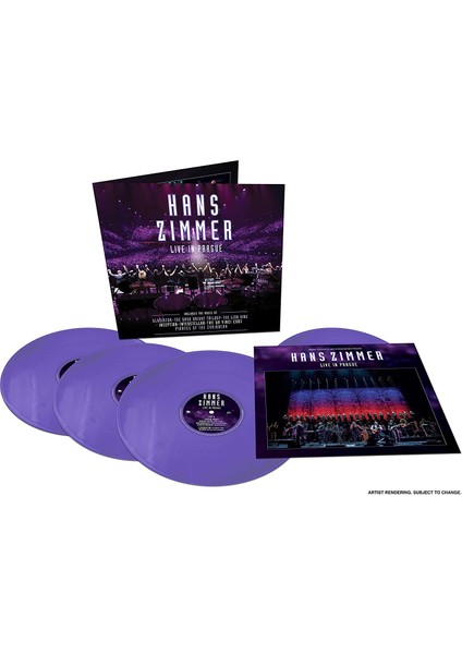 Hans Zimmer - Live In Prague (4lp) (Limited Edition - Purple Vinyl) (Plak)