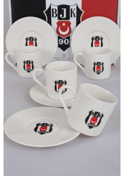 Lisanslı 6 Kişilik Türk Kahvesi Fincan Takımı