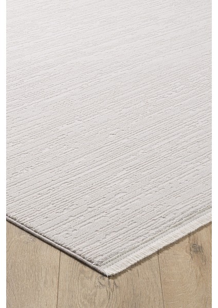 Gemma - Pure White Saçaklı Modern Tozumaz Halı fiyatları