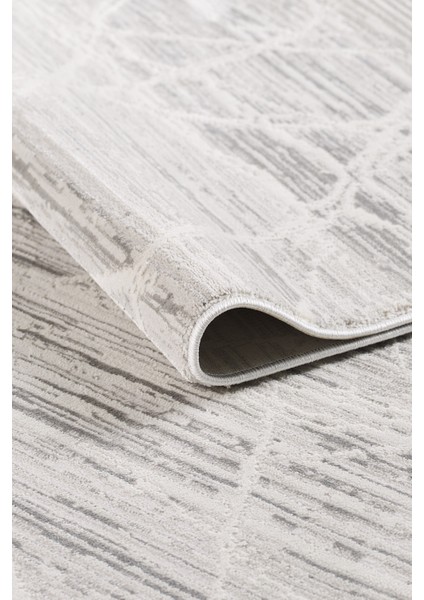 Gemma - Quartz Saçaklı Modern Tozumaz Halı modelleri