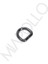 1,3 x 1,3 x 4MM Yüksek Askı D Halka Black 1