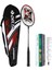 Fiberglas Badminton Raketi + Çantası + 6 Adet Dengeli Hız Yeni Başlayanlar İçin Badminton Topu 1