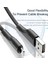 1m Cep Telefonu Kablosu Usb'den Ip'ye 2.4A Hızlı Şarj Kablosu 480MBPS Transfer Örgülü Tasarım Yıldırım Cihazları için LED Işık Tasarım Hattı-Siyah (Yurt Dışından) 3