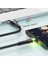 1m 3A Hızlı Şarj Kablosu Usb A'dan Tip C'ye Renkli Gösterge Işığı ile Örgülü Kablo 480MBPS Veri Iletimini (Yurt Dışından) 5