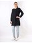 Oversize Çavuş Desen Tunik Siyah 5