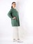 Oversize Çavuş Desen Tunik Zümrüt Yeşili 4