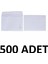 500 Adet Mektup Zarfı 11.4 x 16.2 cm 70 gr Kendinden Yapışkanlı, Silikonlu Beyaz 1