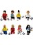 8 Futbol Yıldızı Figürleri Seti Birleştirilmiş Yapı Taşı Minifigure Oyuncakları (Yurt Dışından) 1