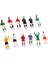 12X Boyalı Futbol Oyuncu Şekil 1/87 Ölçekli Minyatür Insanlar Heykelcik Oyuncaklar (Yurt Dışından) 4