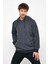 Erkek Sweatshirt Kapüşonlu Cepli Regular Fit 2