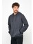 Erkek Sweatshirt Kapüşonlu Cepli Regular Fit 3