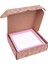 Yapışkanlı Sök-Tak Klasik Pembe Kare Çerçeveler - 3'lü Paket 21X21CM 4