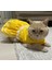 Sarı Puantiyeli Kurdeleli Kedi Köpek Kıyafeti Elbisesi 4