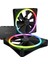 F140 Rgb Duo Siyah 2X140 Mm+Fan Kontrolcü  RF-D14DF-B1 1