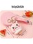 Plush Strawberry Bear Doll Doll Key Chain Couple Doll Ornament Bag Pendant Cute Trinket Keychain (Yurt Dışından) 4