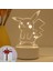 Pikachu 3D Gece Işık Yaratıcı Hediye Başucu Lamba Masa Çocuk Atmosfer Hafif Hediye (Yurt Dışından) 1