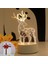 Elk 3D Gece Işık Yaratıcı Hediye Başsi (Yurt Dışından) 1