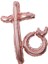 El Yazısı Dizayn Bride To Be Yazılı Folyo Balon Set Rose Gold Renk 45 x 27 cm 4