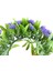 Blue Violet Çiçek Detaylı Kapı ve Duvar Süsü 25 cm 3