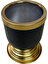 Cihan Çiçekçilik Gold Kemerli 16X12 Darbuka Siyah Saksı 3