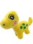 PopŞeker Oyuncak Peluş Dinozor Sevimli Rengarenk Peluş Dinazor 20X25CM. Sarı 3