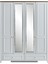 Yalı Modern 4 Kapaklı Aynalı Elbise Dolabı 165*60*211 1