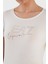 Slim Fit Bisiklet Yaka T Shirt Bayan T Shirt 3RTT21 Tjkmz 1100 4