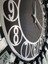 Güneş Silver Circle Black Model Gümüş Siyah Renk 85 Cm Dekoratif Aynalı Duvar Saati 8