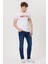 Real Erkek O Yaka T-Shirt Beyaz 1