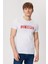 Real Erkek O Yaka T-Shirt Beyaz 2