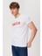 Real Erkek O Yaka T-Shirt Beyaz 4