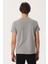 Lee Cooper Twıngos 5 Erkek Pike O Yaka T-Shirt Gri Melanj 4