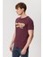 Hardy Erkek O Yaka T-Shirt Mürdüm 3