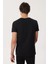 Michael Erkek %100 Pamuk O Yaka T-Shirt Siyah 3