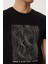 Charles Erkek O Yaka T-Shirt Siyah 5