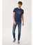 Robert Erkek O Yaka T-Shirt Lacivert 1
