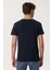 Daniel Erkek %100 Pamuk O Yaka T-Shirt Lacivert 4
