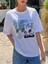 Kadın Retro Style Baskılı Oversize T-Shirt 2